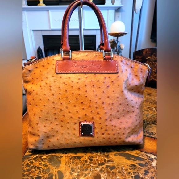 Dooney & Bourke Handbags - Dooney & Bourke Ostrich embossed leather bag